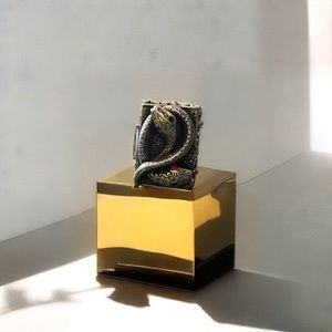 Vintage Snake Poison Ring | Size: Adjustable | Femme Fatale Ring